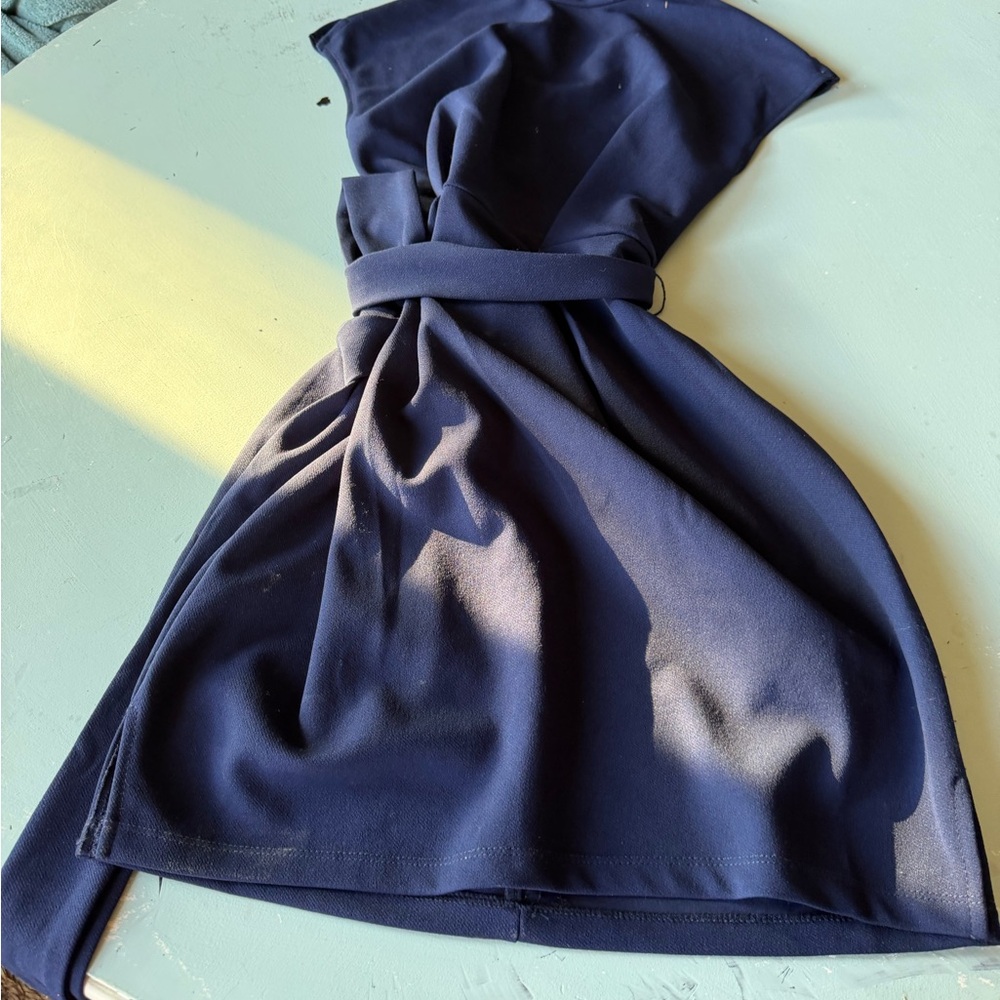 Elegant Navy Blue Dress